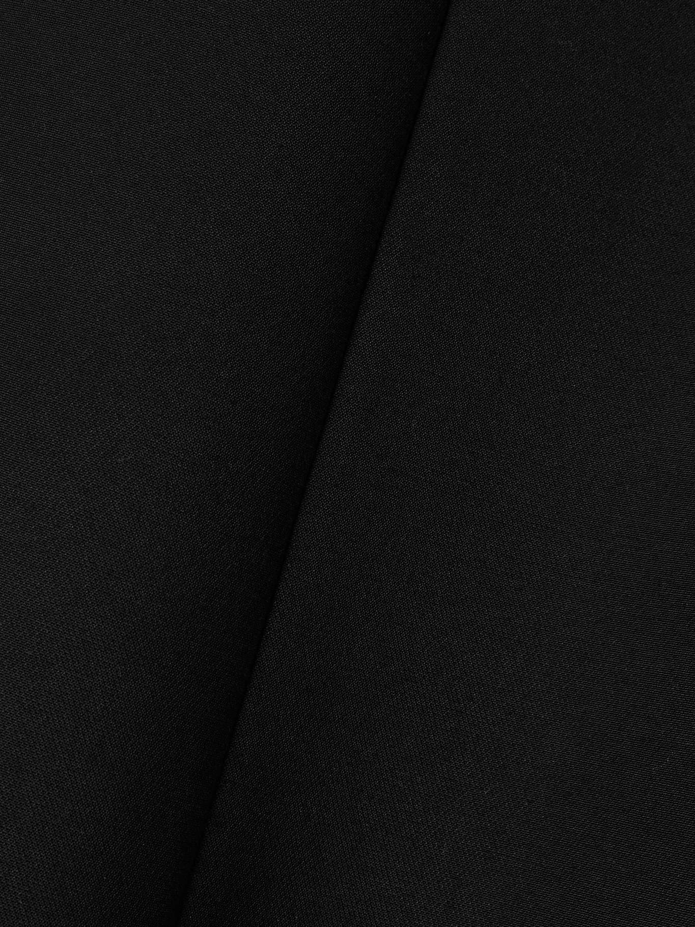 Yao strapless grain de poudre gown Black - 4