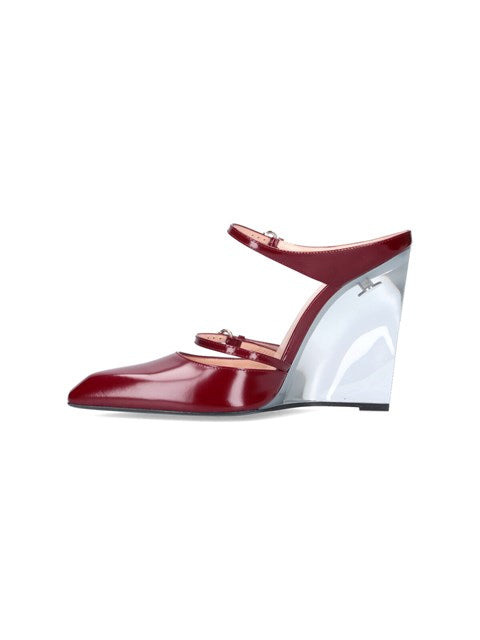 Gucci Women Wedge Sabots - 3
