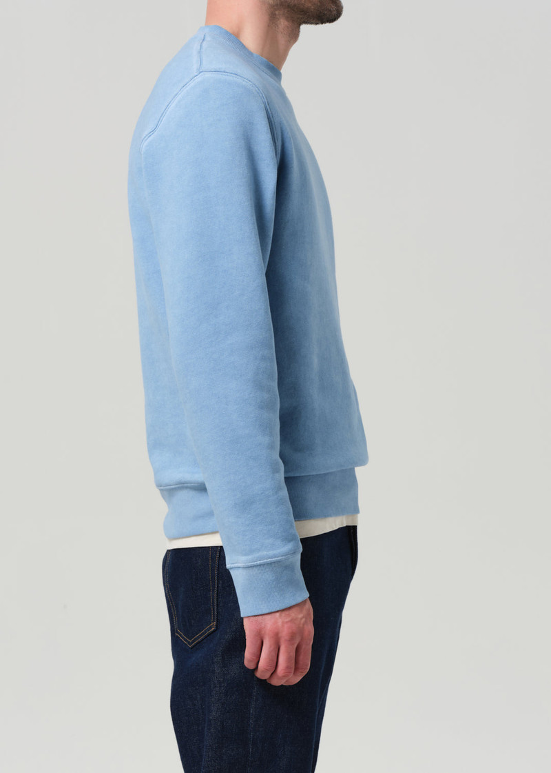 Vintage Crewneck Sweatshirt In Light Indigo 4