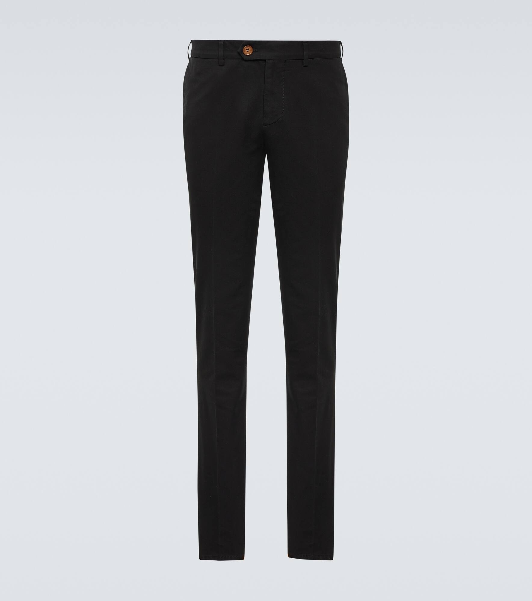 Cotton slim pants - 1