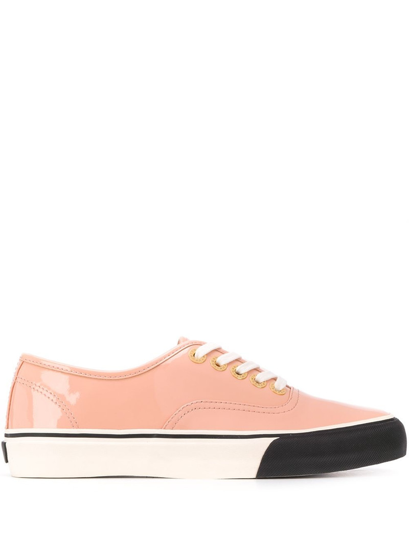 varnished effect sneakers 1