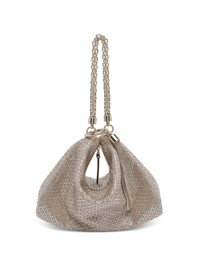 Callie chain crystal-embellishment clutch 4