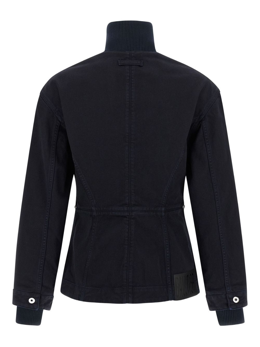slit denim jacket - 2