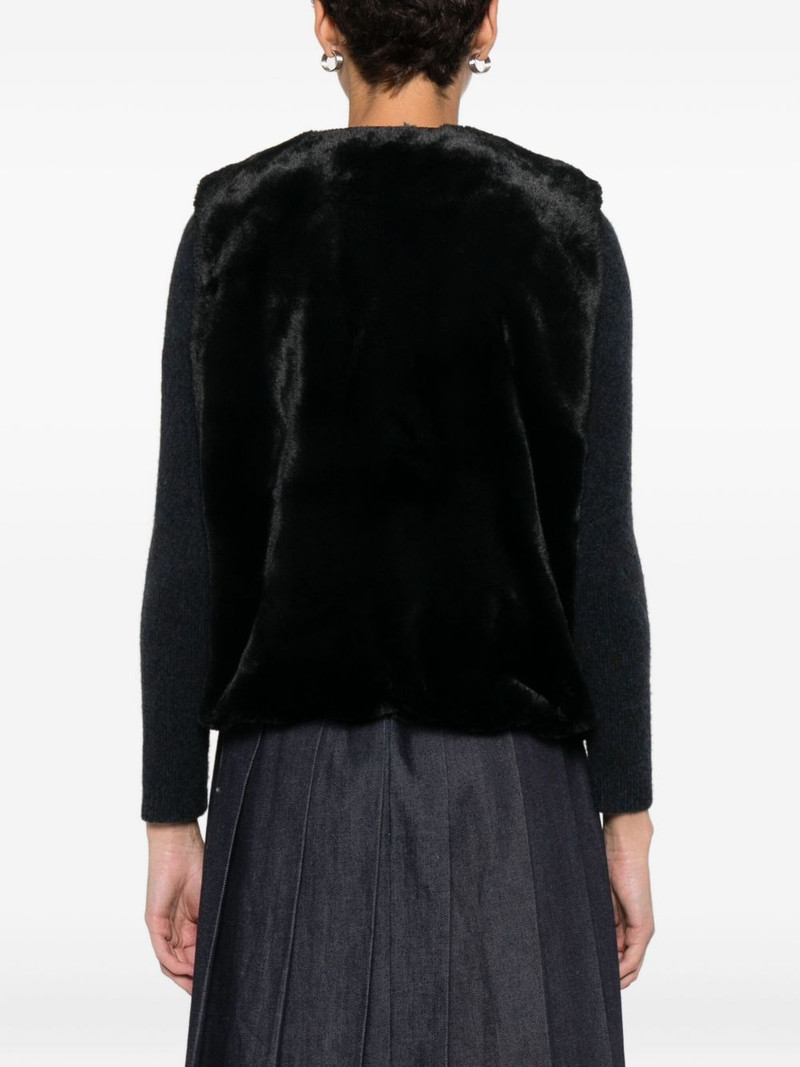 faux-fur gilet 4