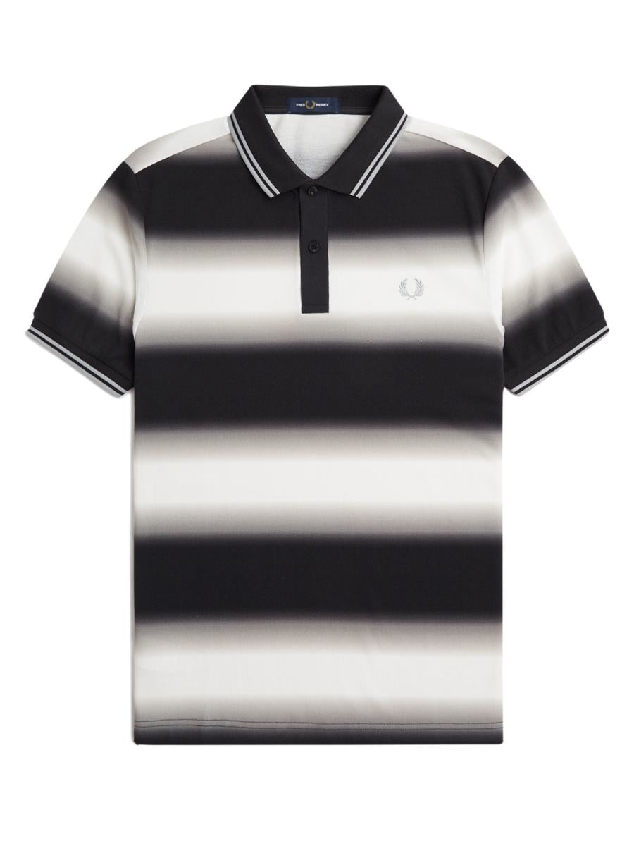 Fred Perry Fp Stripe Graphic Polo Shirt Clothing - 1