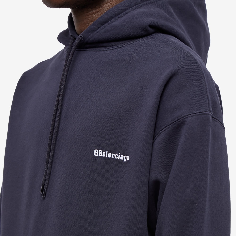 Balenciaga Corporate Logo Popover Hoody - 5