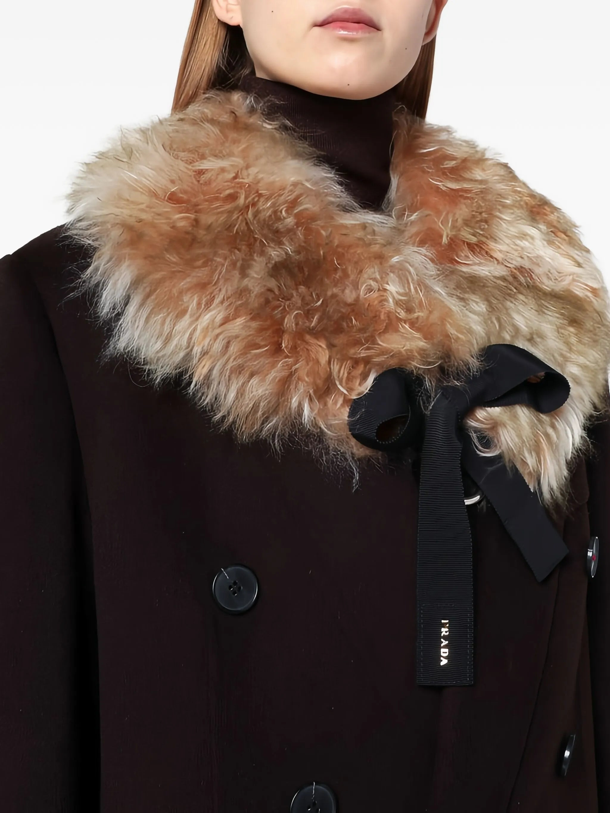 lamb-fur scarf - 3