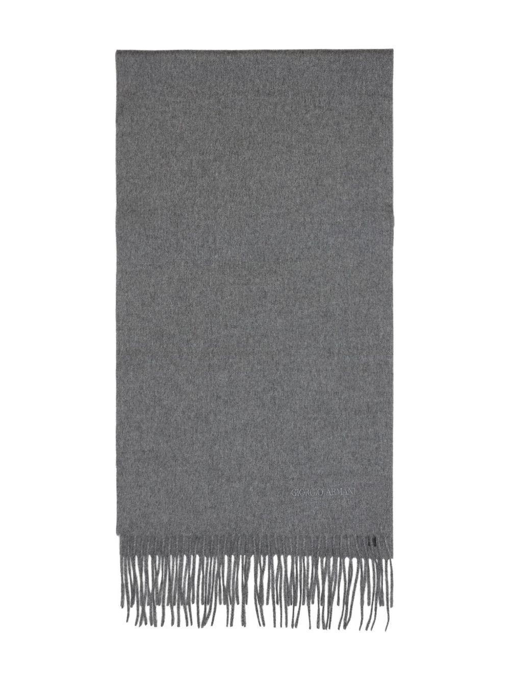 fringed cashmere scarf - 3