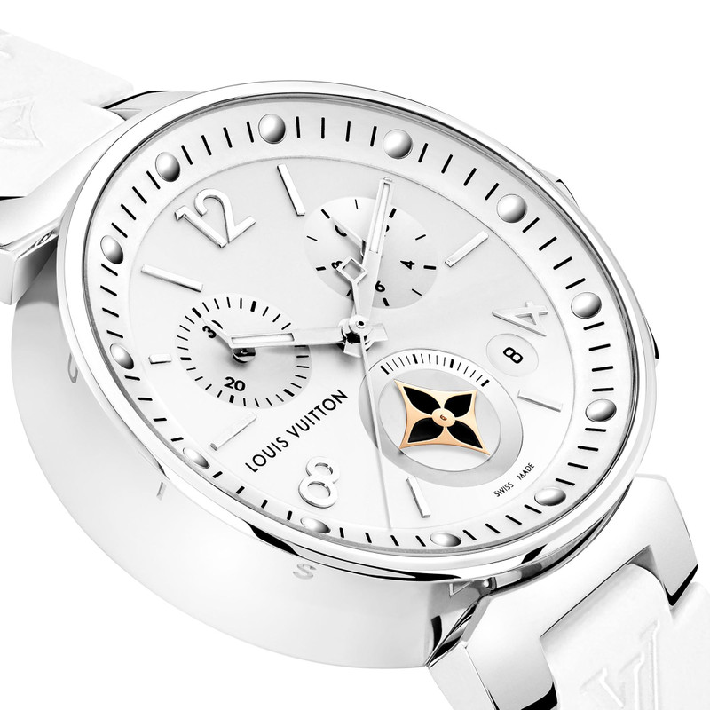 Tambour Moon Star White Chrono 35 4