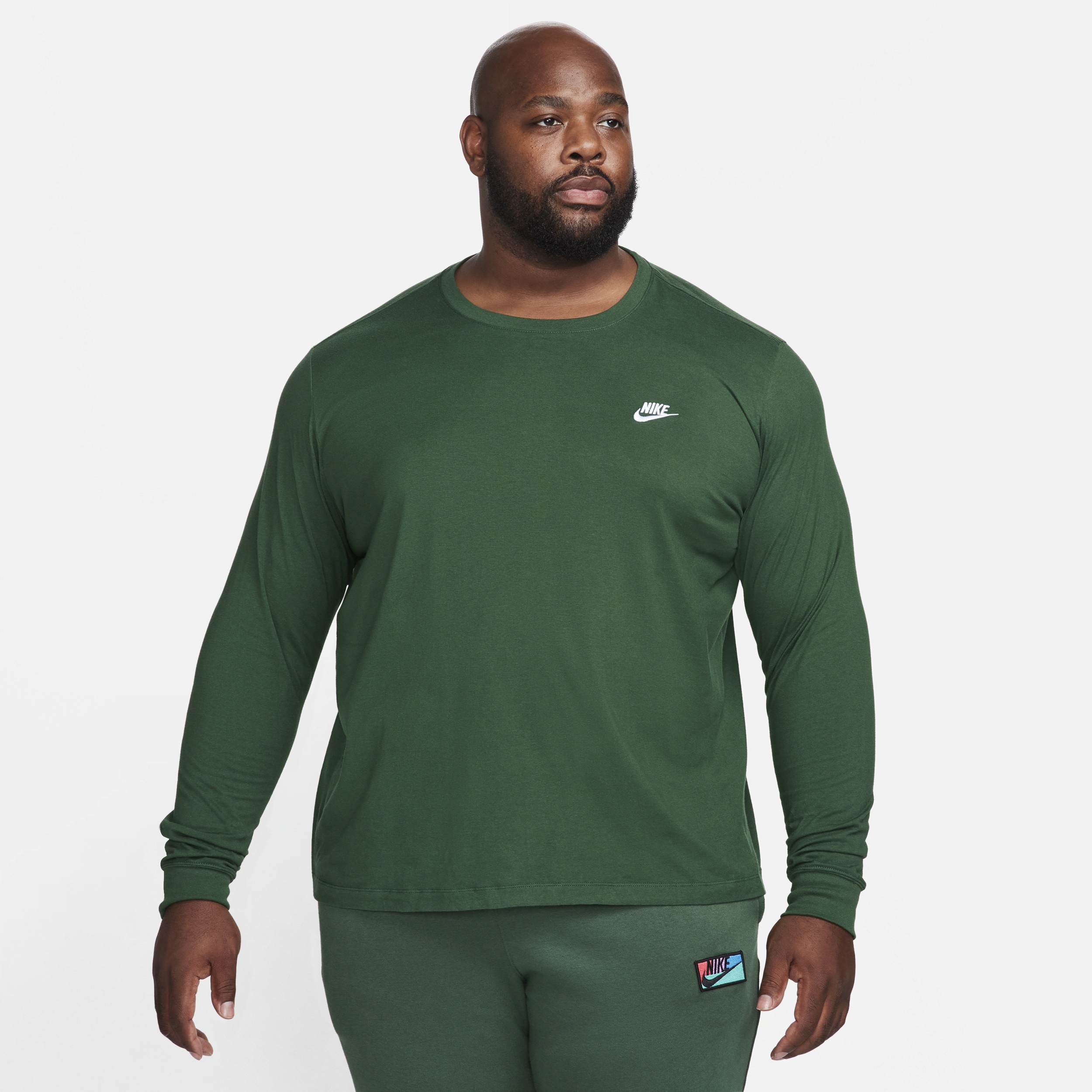 Men's Nike Sportswear Club Long-Sleeve T-Shirt - 6