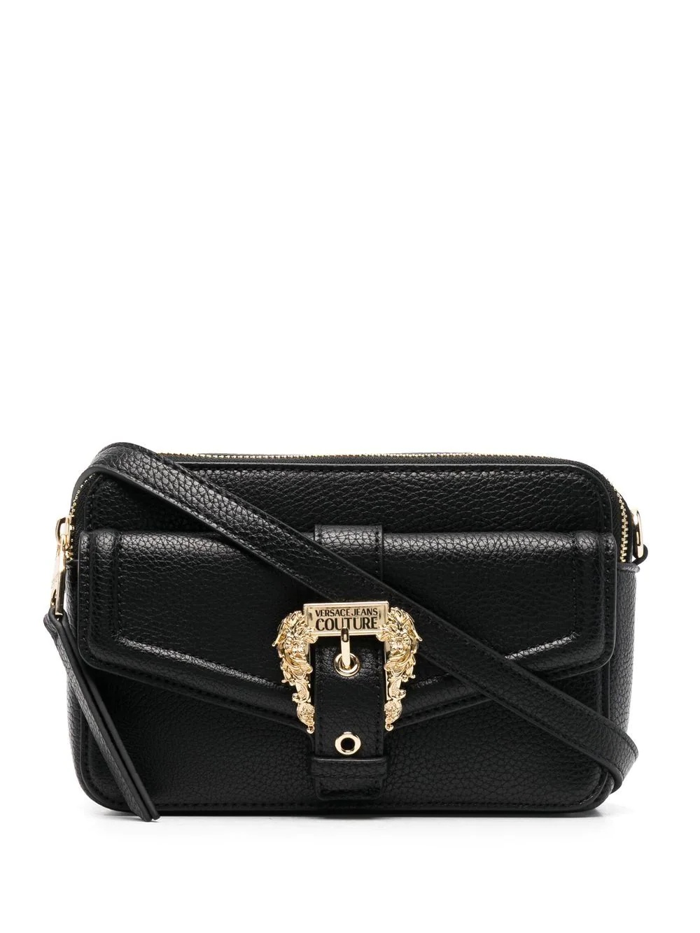 buckle-fastening satchel bag - 1