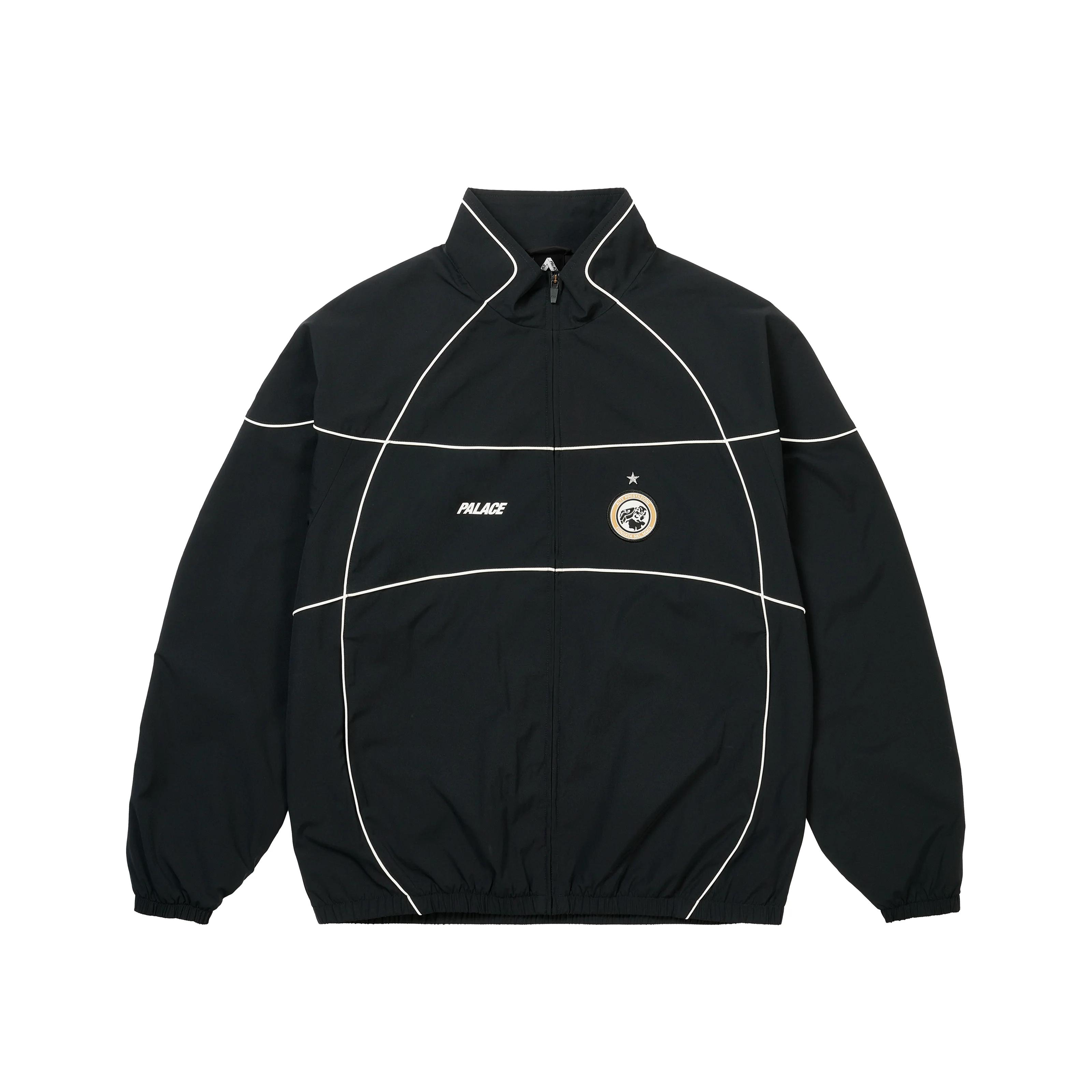 PRO TEAM PIPED SHELL JACKET BLACK - 1