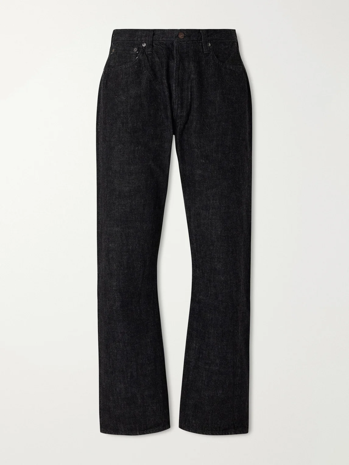 0105BK Straight-Leg Selvedge Jeans - 1