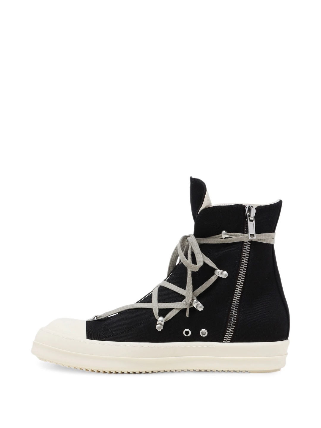 【rat】RICK OWENS DRKSHDW Rick Owens DRKSHDW Jumbo Lace Abstract Ramones High Sneakers