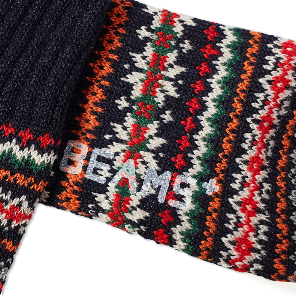 Beams Plus Fair Isle Sock - 2