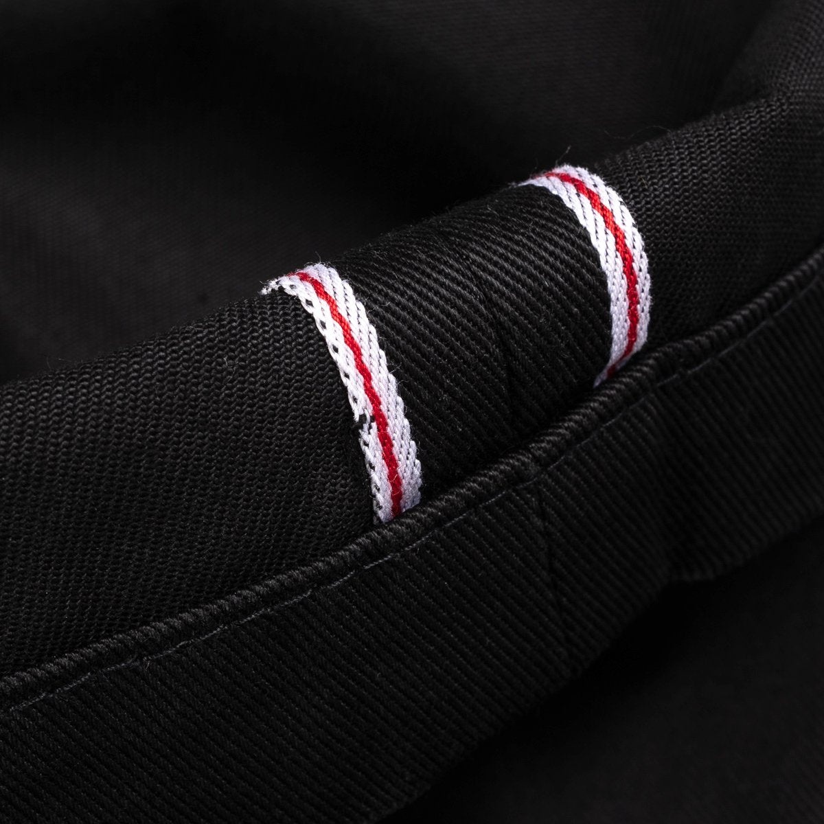 IH-721-BLK 9oz Mercerised Selvedge Cotton Slim Tapered Chinos Black - 4