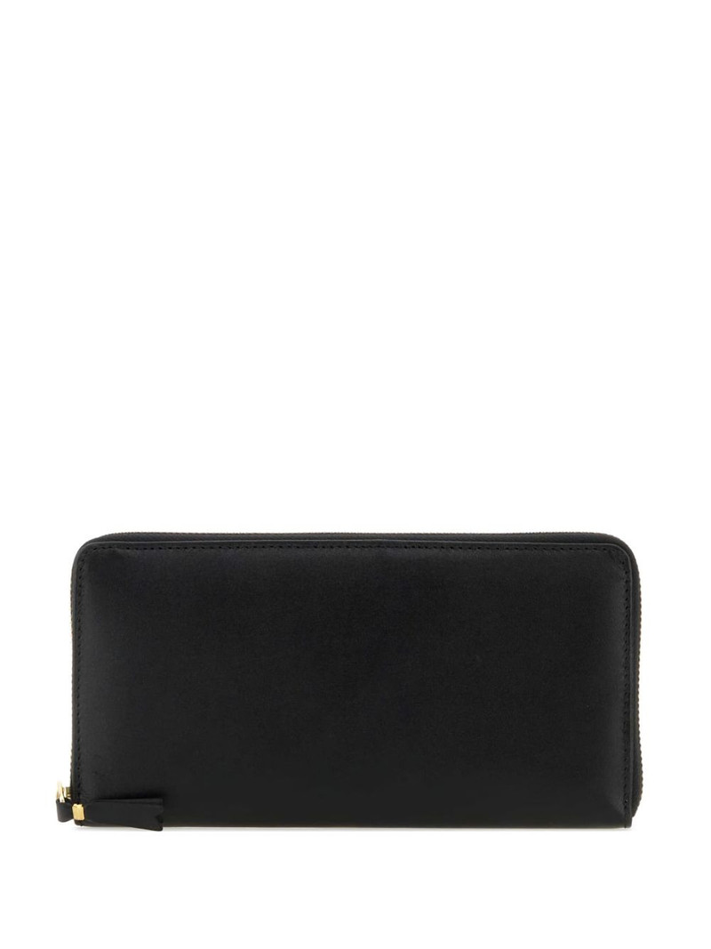 logo-embossed leather wallet 1