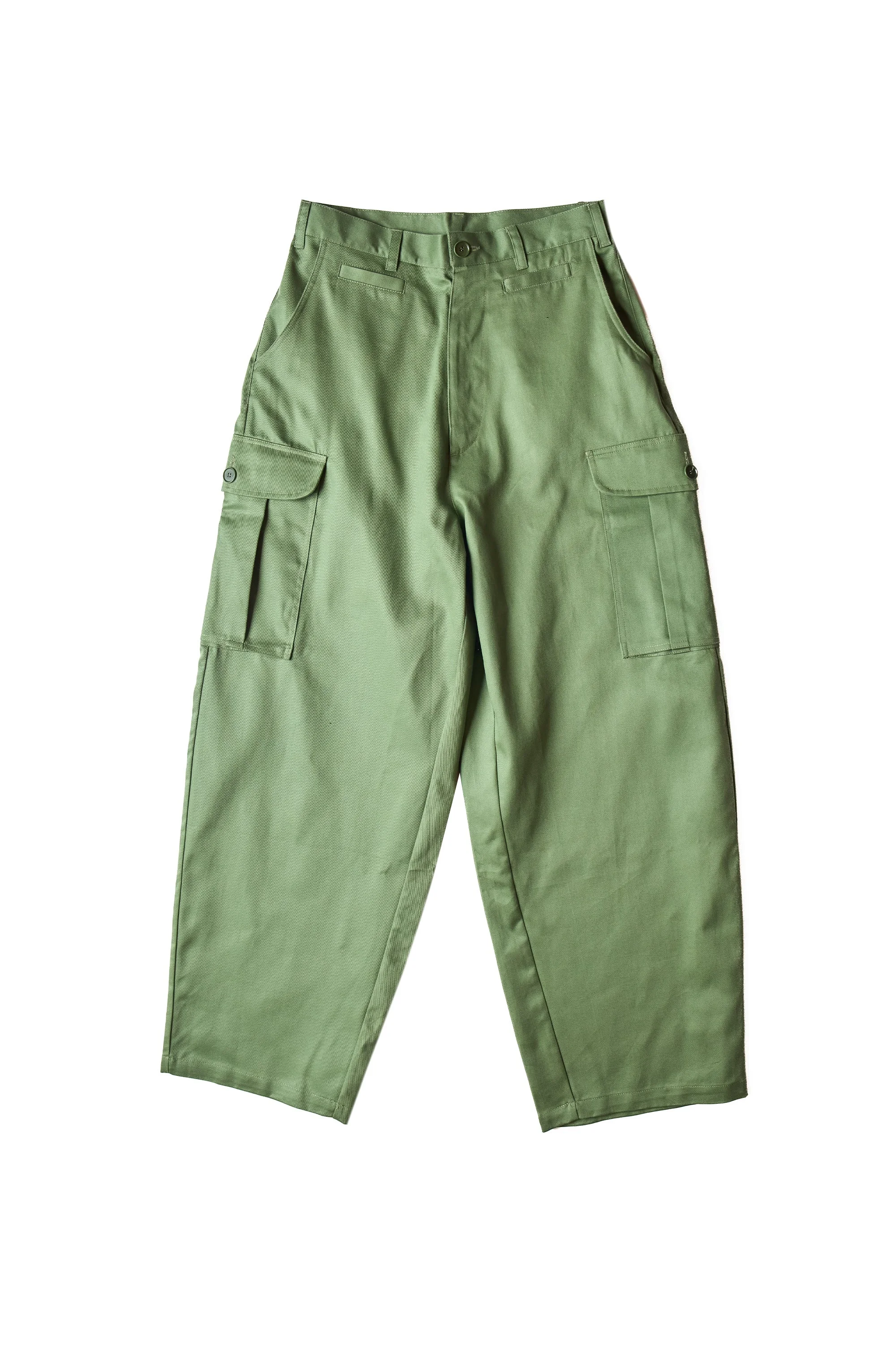Sky High Farm Workwear Twill Cargo Pants Green - 1