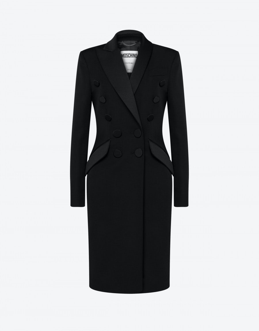 WOOL DOUBLE BREASTED COAT - 1