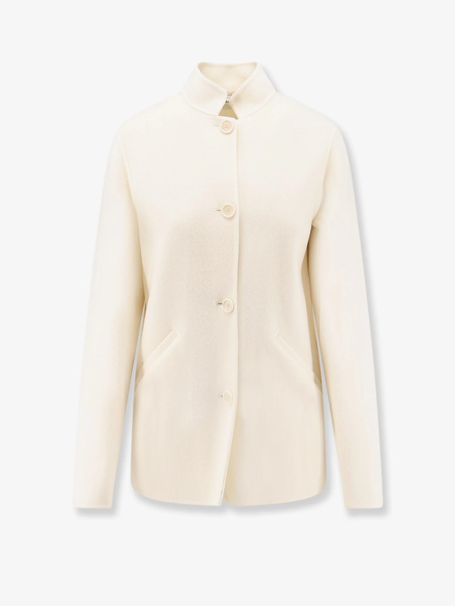 Unlined Wool Coat - 1