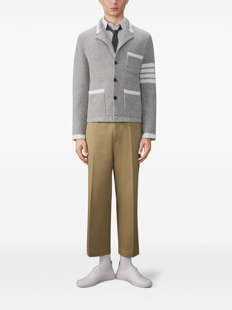 Thom Browne signature striped cardigan jacket outlook