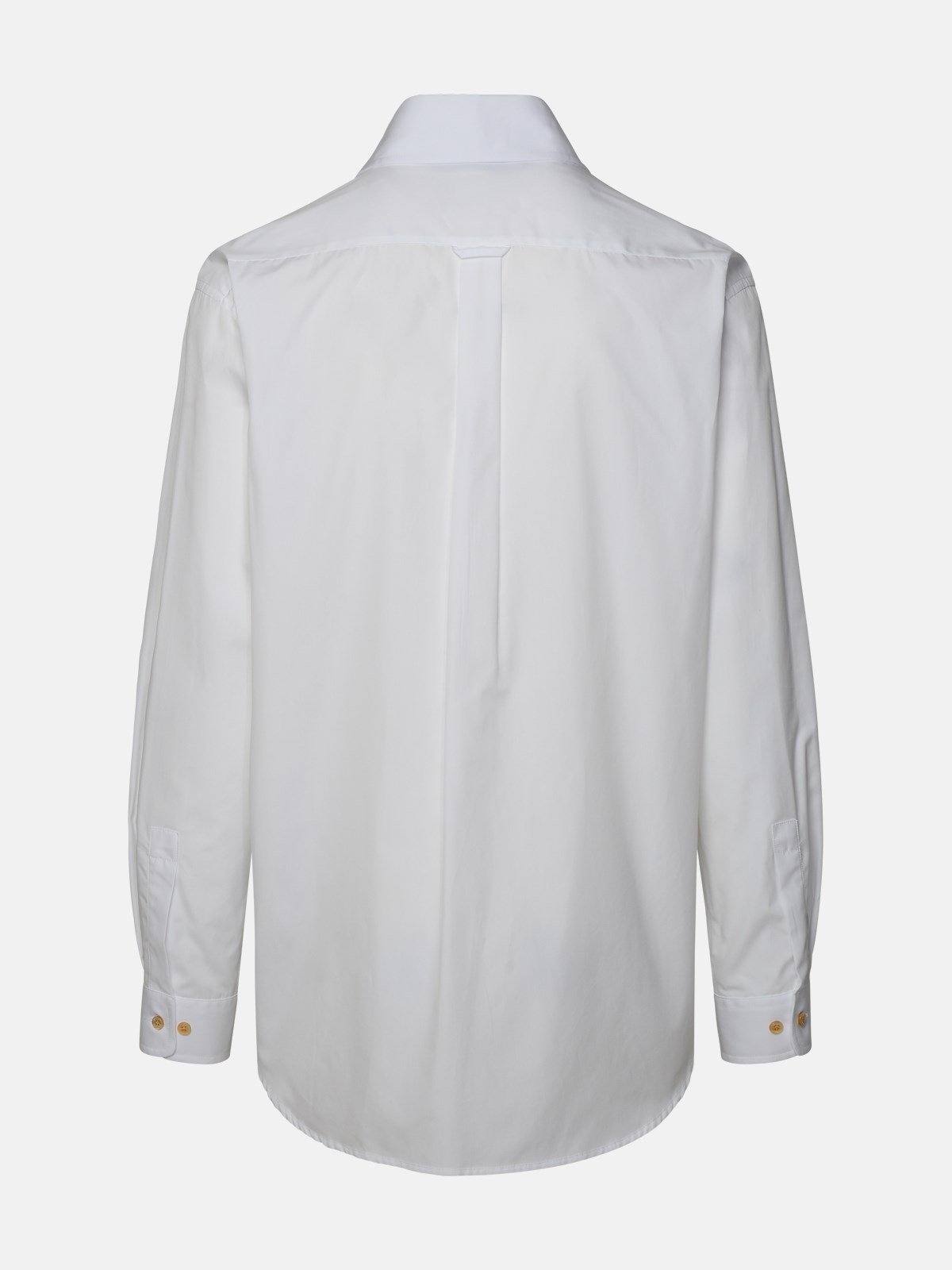 WHITE COTTON SHIRT - 3