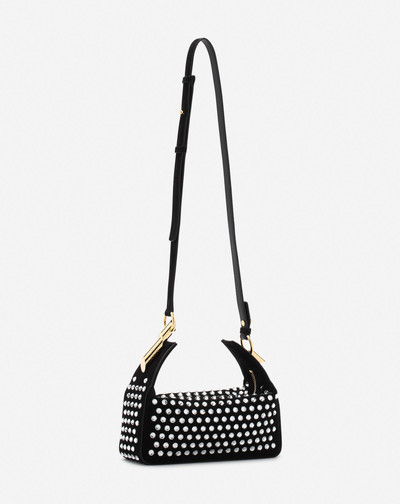 Lanvin HAUTE SEQUENCE LEATHER CLUTCH BAG WITH RHINESTONES outlook