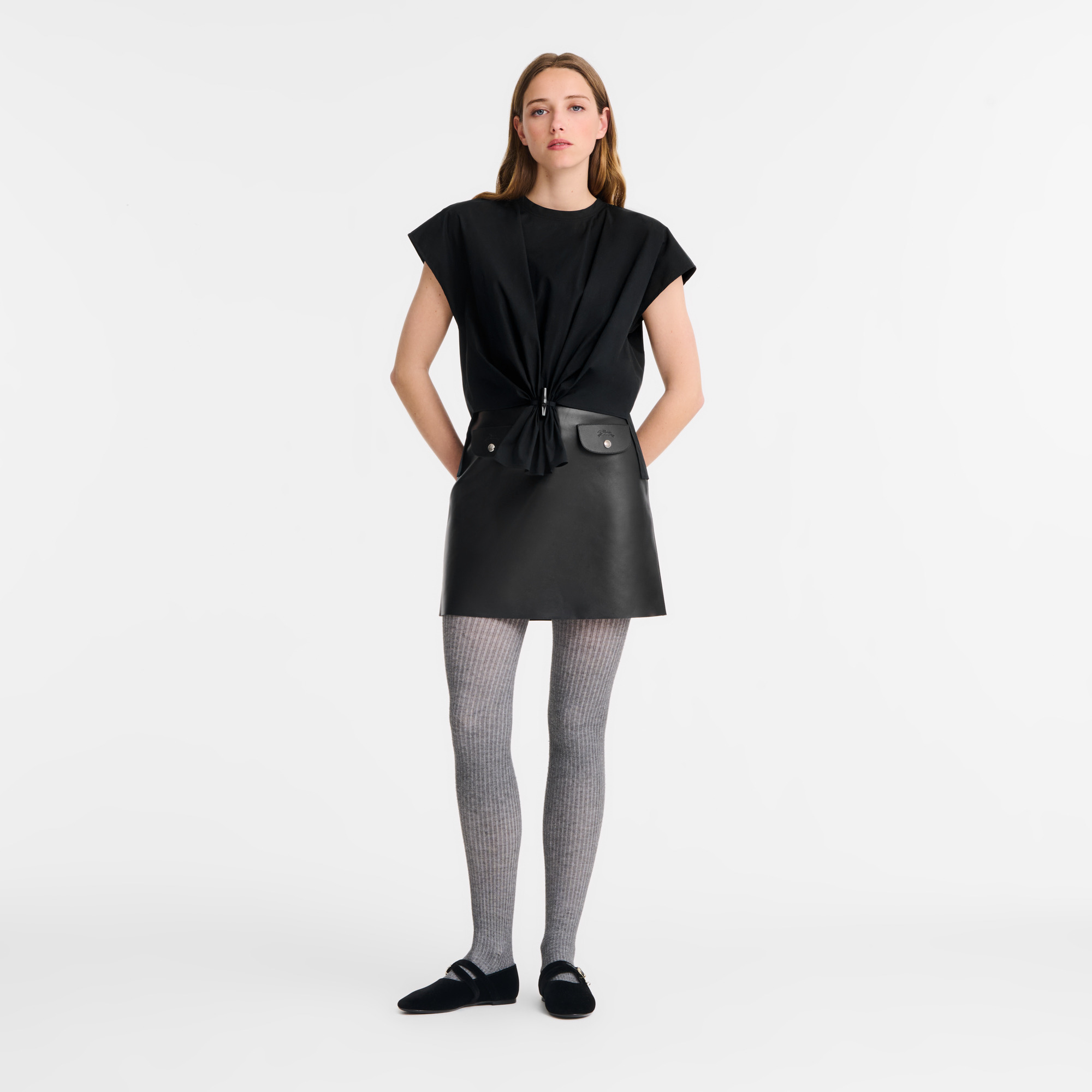 Top Black - Popelin - 2