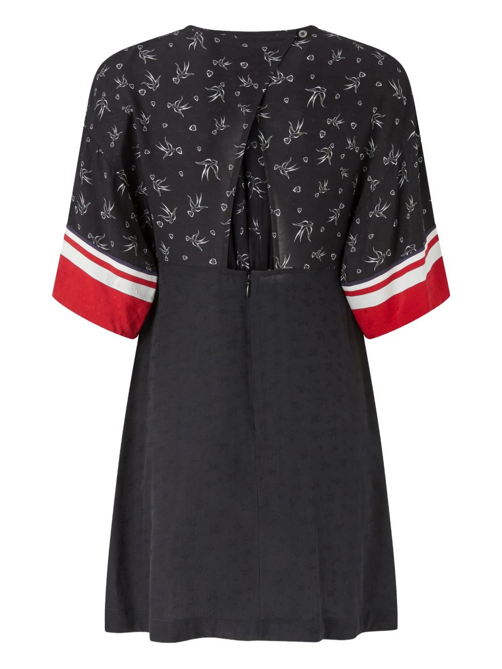 panelled mini dress - 2