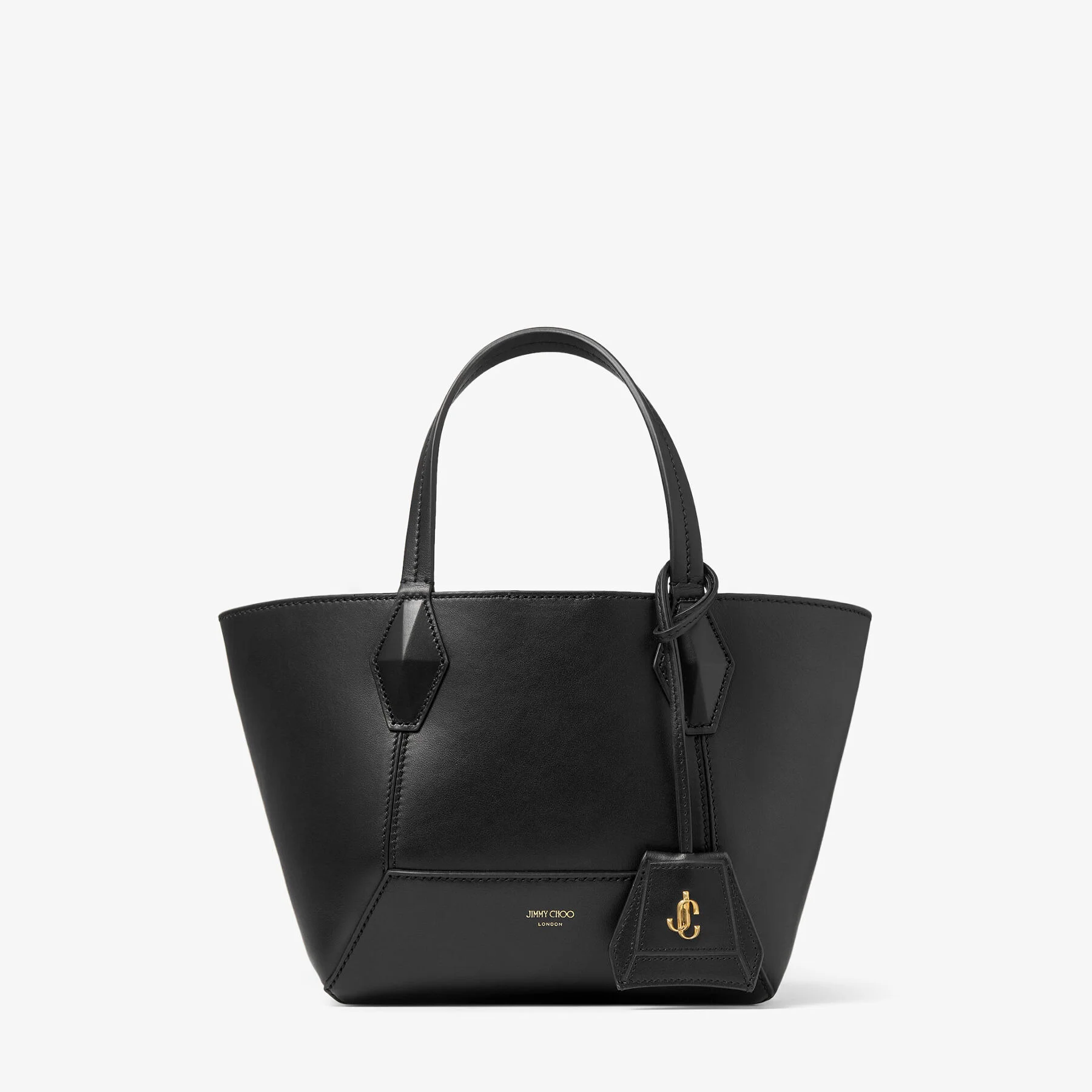 Diamond Tote S
Black Calf Leather Tote Bag - 1