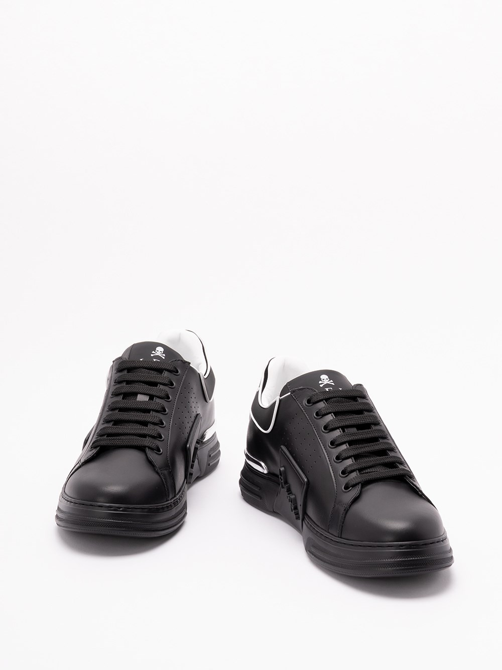 Nappa Leather Sneakers Low-Top `Hexagon` - 2