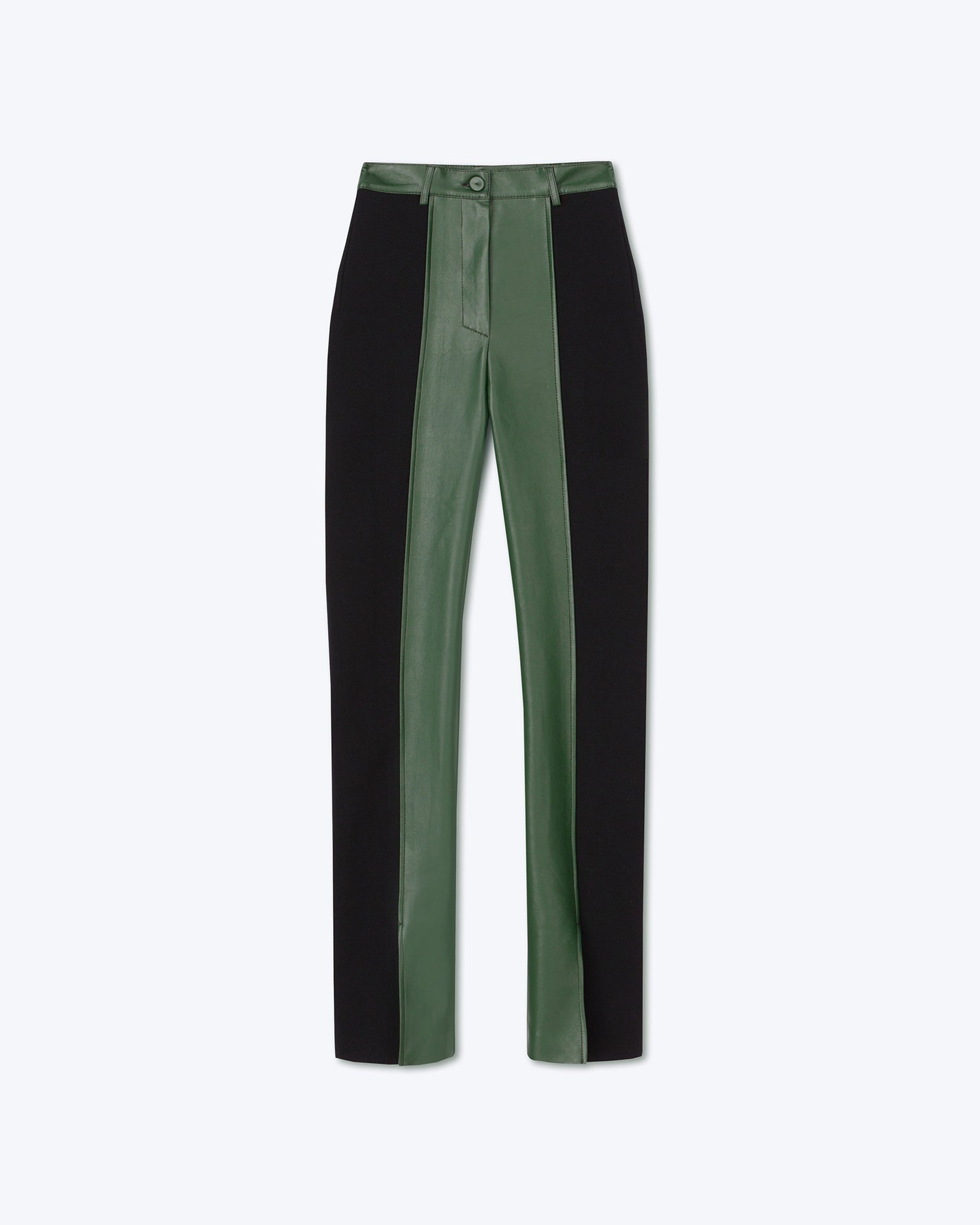 FILO - Contrast trouser - Pine green/black - 1