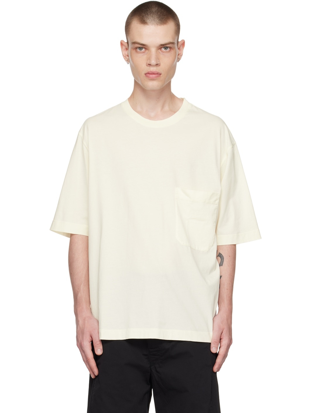 Off-White Garment-Dyed T-Shirt - 1