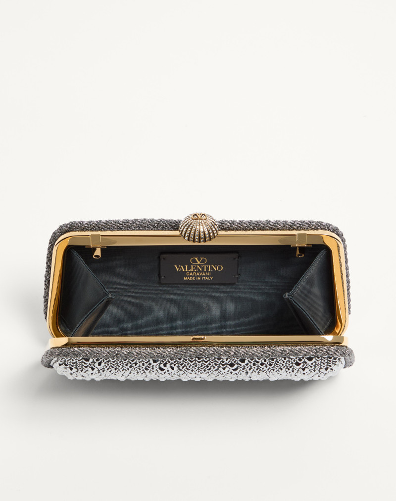 Valentino VALENTINO GARAVANI CARRY SECRETS MINAUDIERE WITH RHINESTONES. outlook