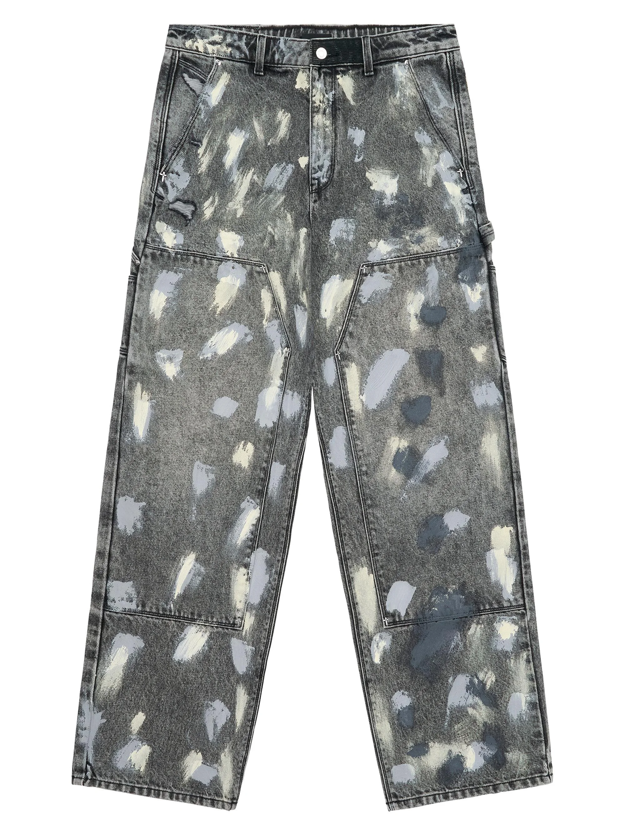 Men's Chaparral Santiago Carpenter Jeans - Stone Haze Paint - 1