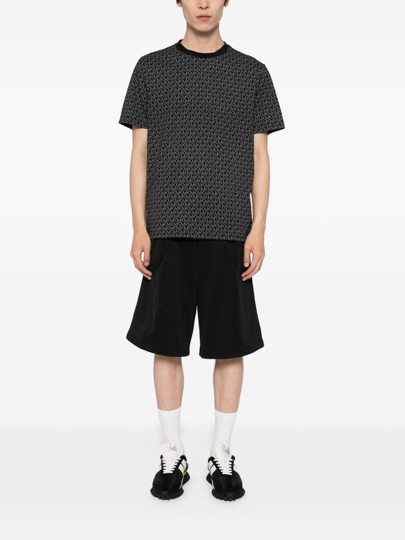 MICHAEL KORS monogram-print cotton T-shirt outlook