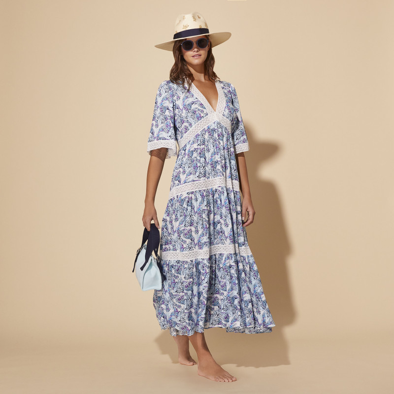 Vilebrequin Women Long Dress Isadora Fish outlook