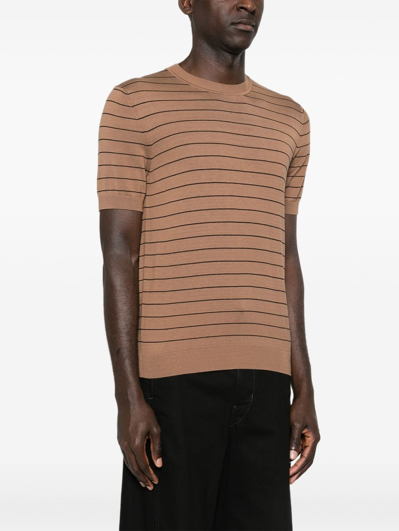 striped knit T-shirt 3