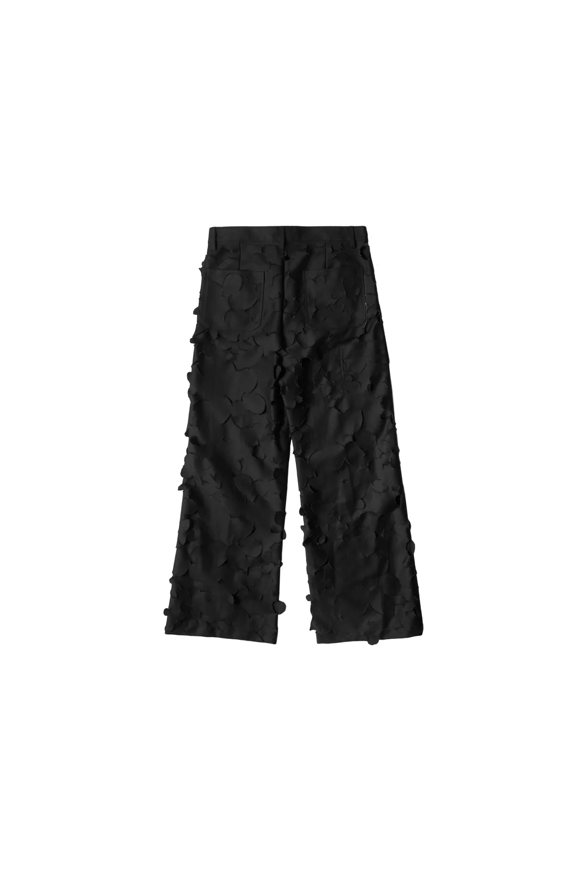 Marni Rover Cut-Out Flower Trousers Black - 2