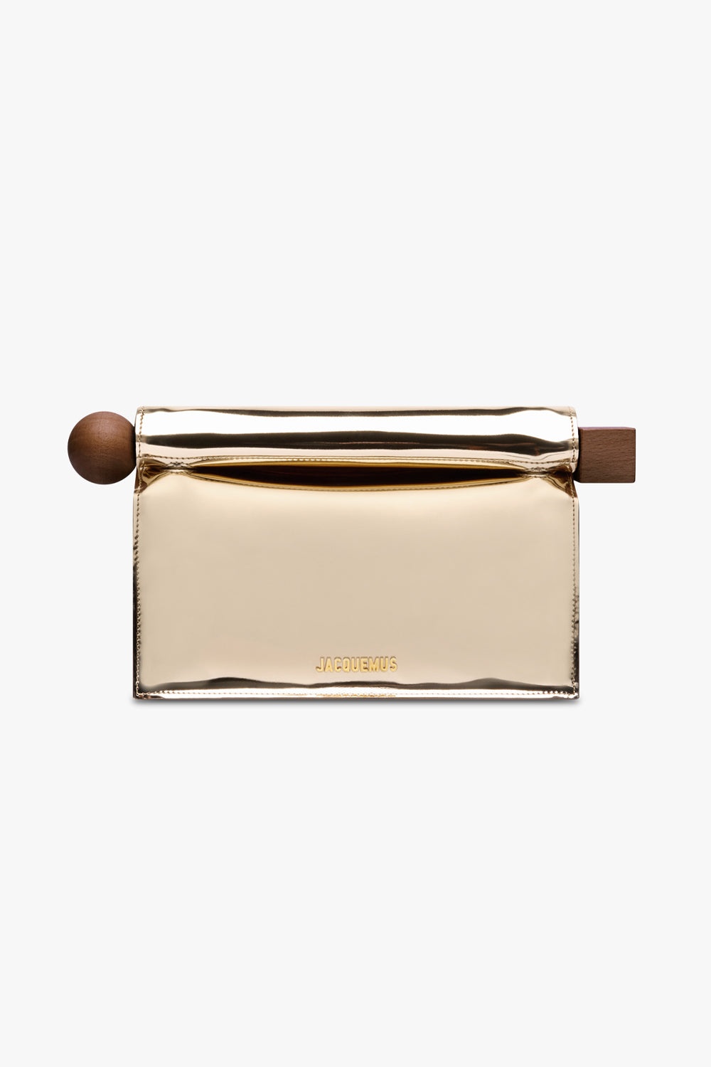 LA PETITE POCHETTE ROND CARRE BAG | GOLD - 1