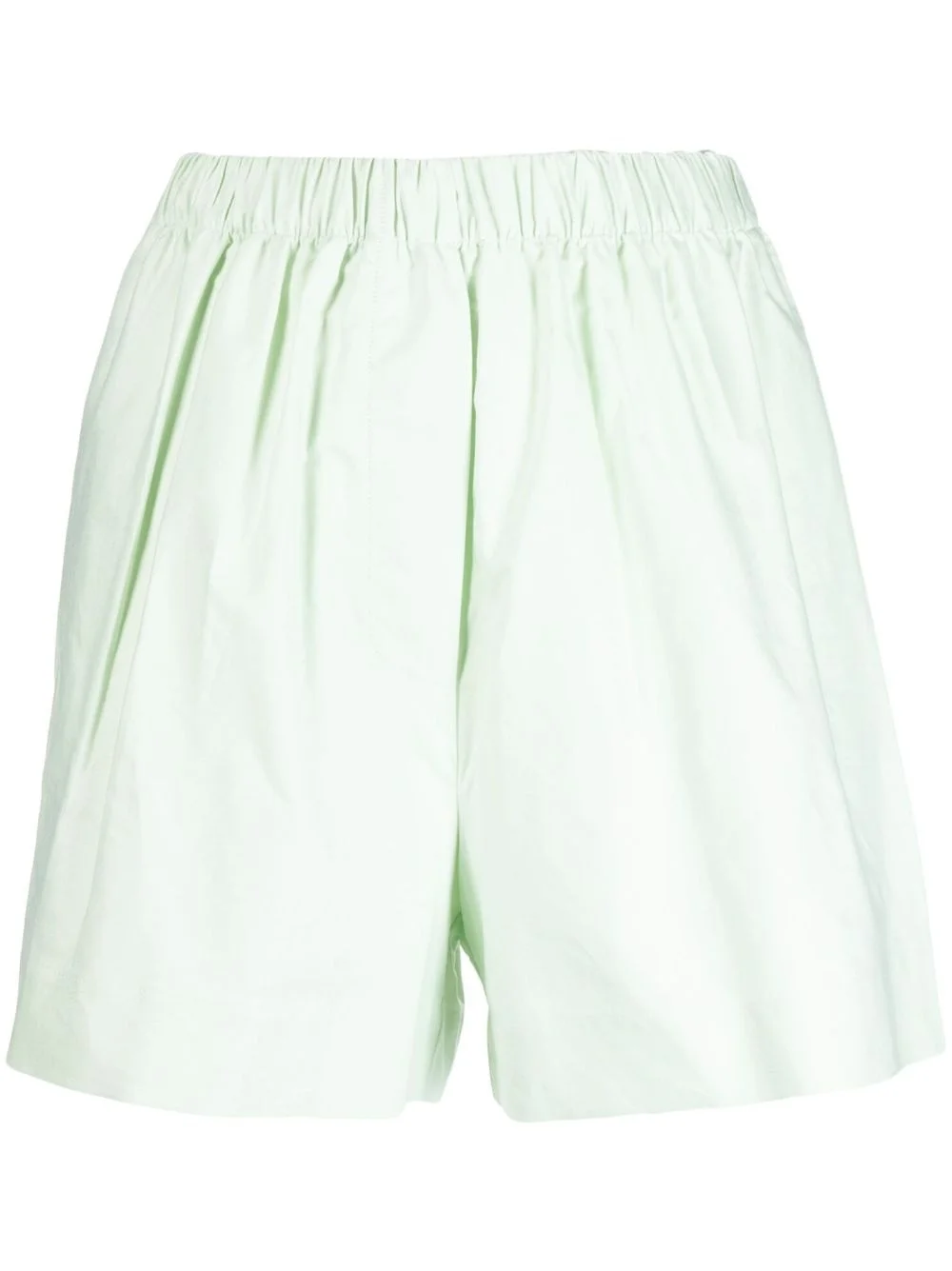 wide-leg cotton shorts - 1