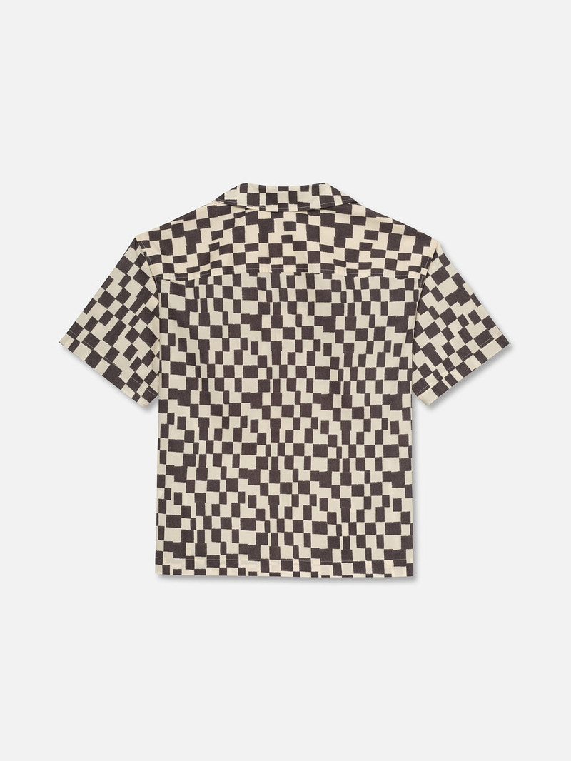 FRAME Vintage Print Shirt in Dark Navy outlook