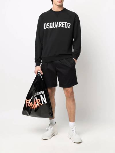 DSQUARED2 logo crew-neck sweatshirt outlook