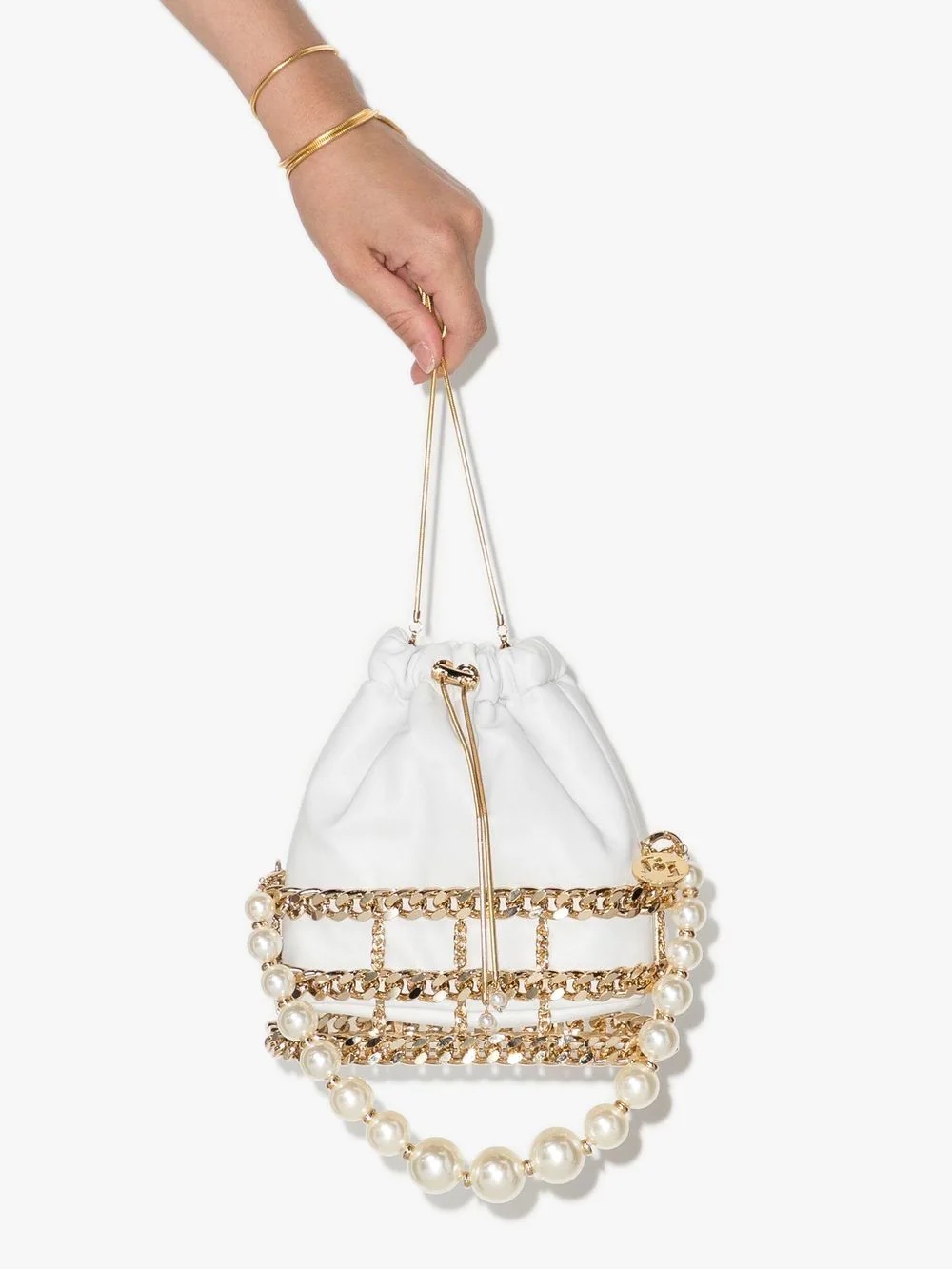 Convertible Pearls tote bag - 4