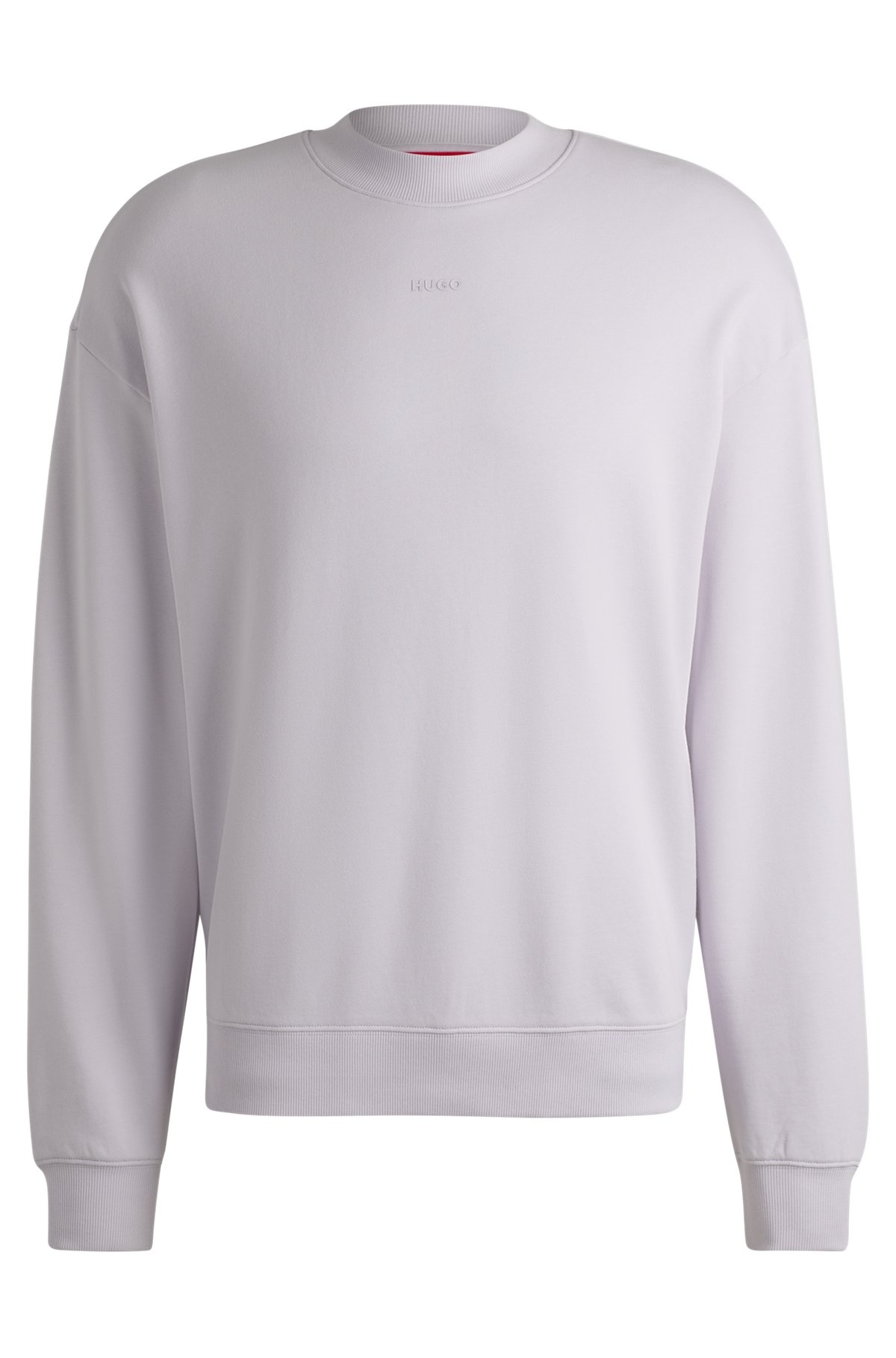 RELAXED-FIT SWEATSHIRT IN COTTON TERRY WITH LOGO PRINT - 1
