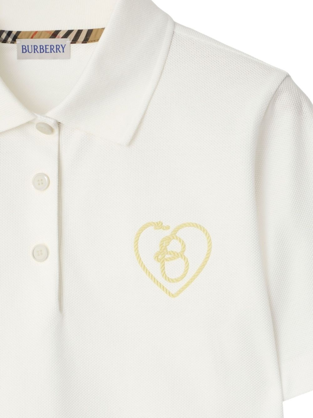 B Heart-logo cotton polo shirt - 2