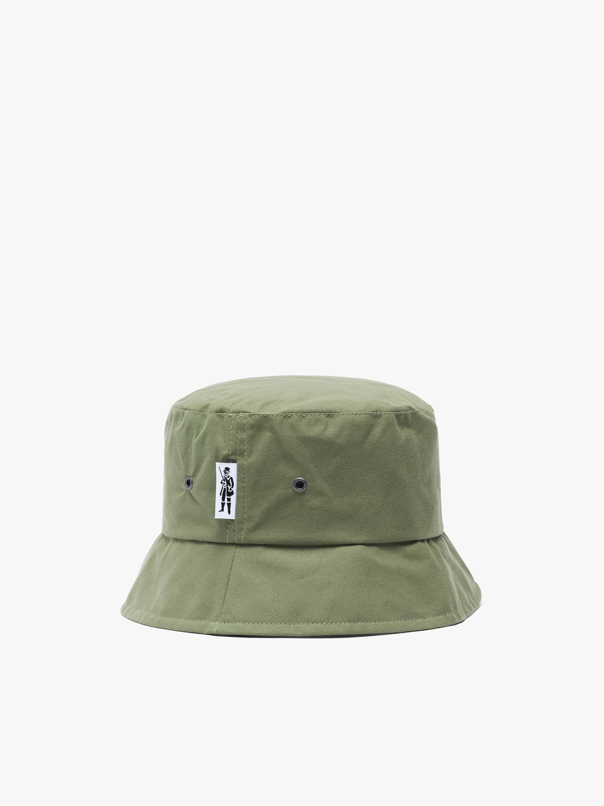 PELTING WINTER MOSS WAXED COTTON BUCKET HAT | ACC-HA05 - 1