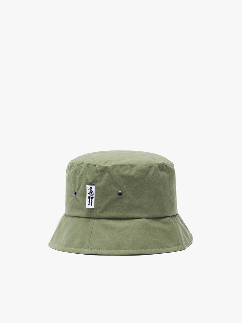 PELTING WINTER MOSS WAXED COTTON BUCKET HAT | ACC-HA05 1