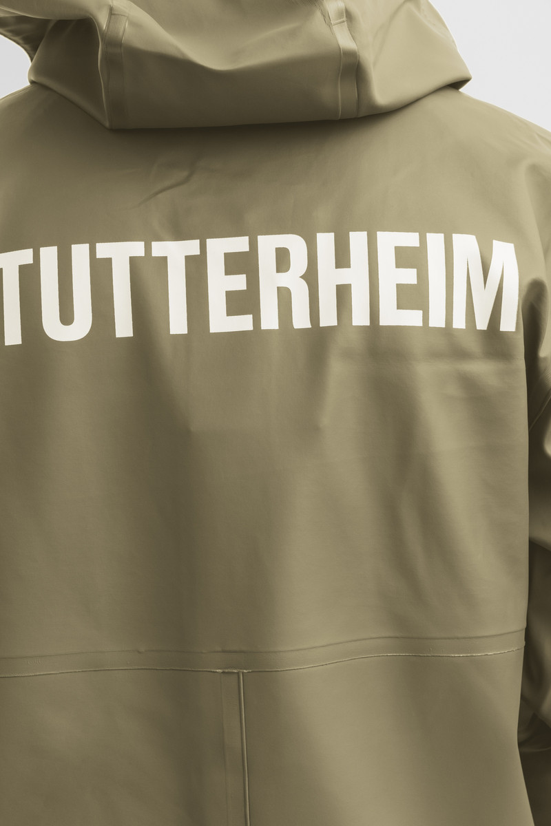 Stockholm Long Print Raincoat Aloe 10