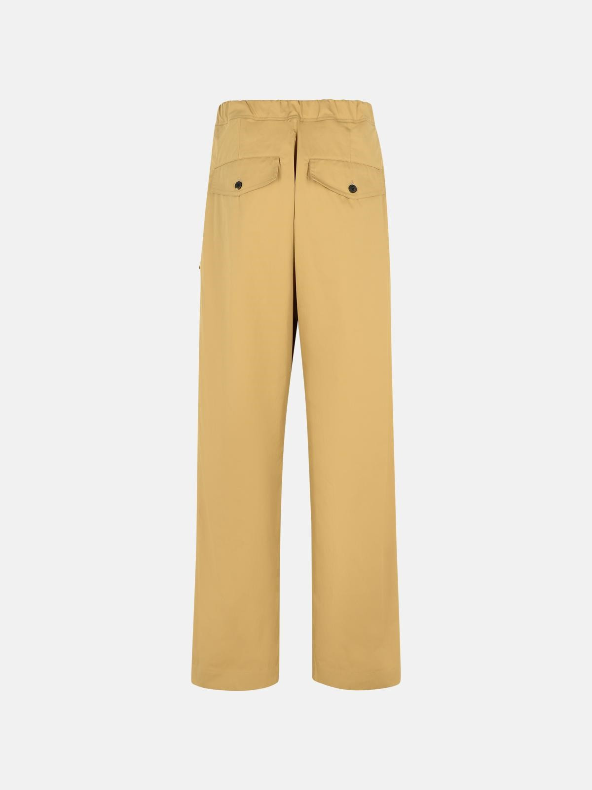'PANNOCH' BEIGE COTTON PANTS - 3